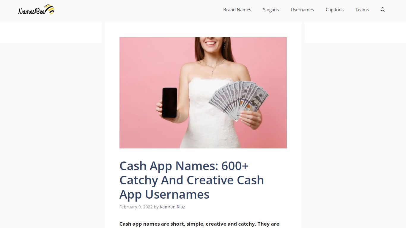 Cash App Names: 600+ Catchy And Creative Cash App Usernames